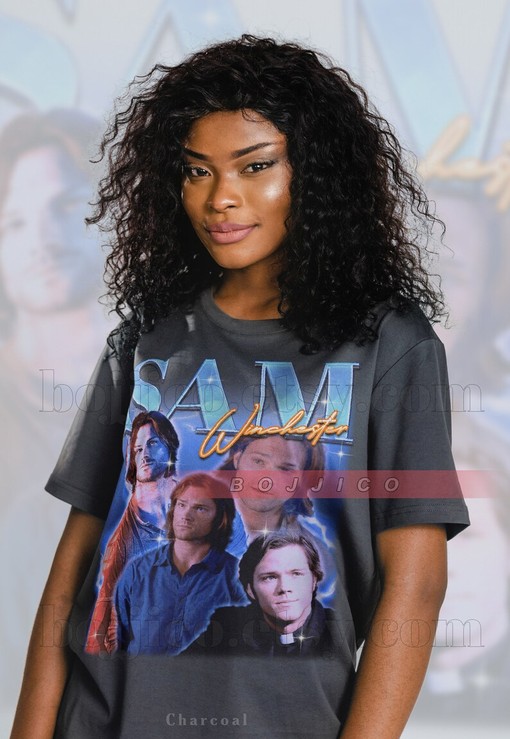 Supernatural Sam Winchester Shirt, Classic TV Show Fan Tees, Jared Padalecki Retro Shirt, Vintage Movie Shirts