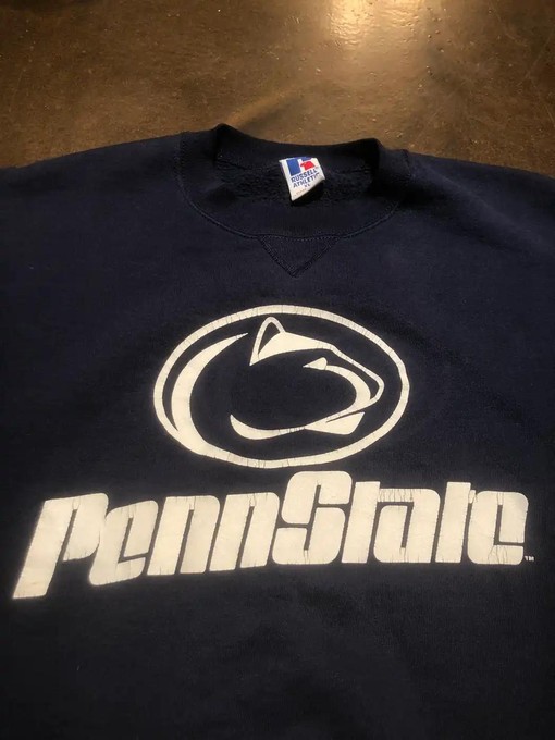 Support Your School with This Made in the USA Russell Athletic Penn State University American Sweatshirt - Image 2