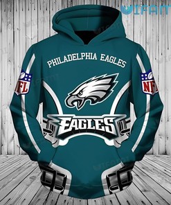 Support Your Team in Style with Philadelphia Eagles Classic Logo 3D Hoodies