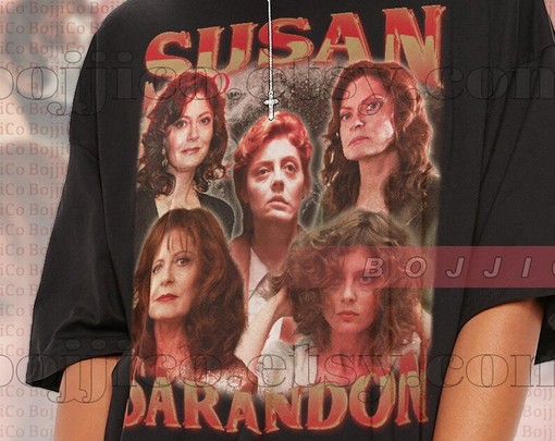 Susan Sarandon Vintage Homage Tshirt, American Actress Retro 90s Sweater, Movie Fans Gifts, Sarandon Merch Tee - Image 2