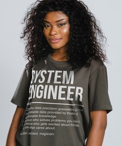 System Engineer and Programmer Shirt, Computer Science Gift, Geek Unisex Coding and Software Engineer T-Shirt