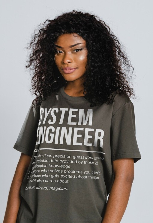 System Engineer and Programmer Shirt, Computer Science Gift, Geek Unisex Coding and Software Engineer T-Shirt