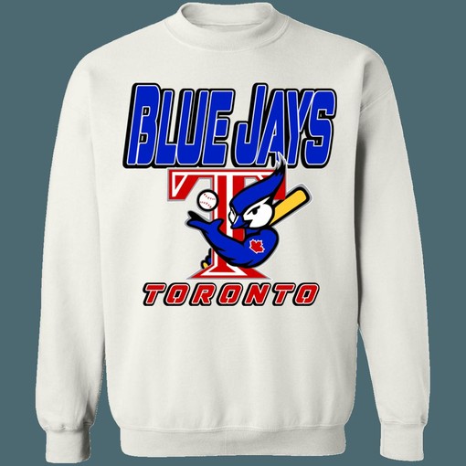 T-Bird Retro MLB Crewneck Sweatshirt Hoodie Shirt for Toronto Blue Jays Fans