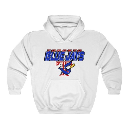 T-Bird Vintage 90's MLB Hoodie Sweatshirt Sport Shirt for Toronto Blue Jays Fans - Image 2