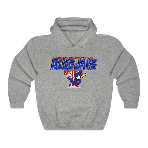 T-Bird Vintage 90's MLB Hoodie Sweatshirt Sport Shirt for Toronto Blue Jays Fans - Image 3