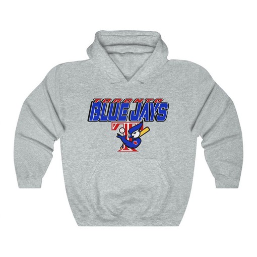 T-Bird Vintage 90's MLB Hoodie Sweatshirt Sport Shirt for Toronto Blue Jays Fans - Image 4