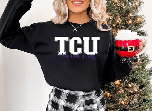 TCU Football Sweatshirt - Horned Frogs Shirt for Men - Perfect NCAA Gift for Fans and Students - Image 2