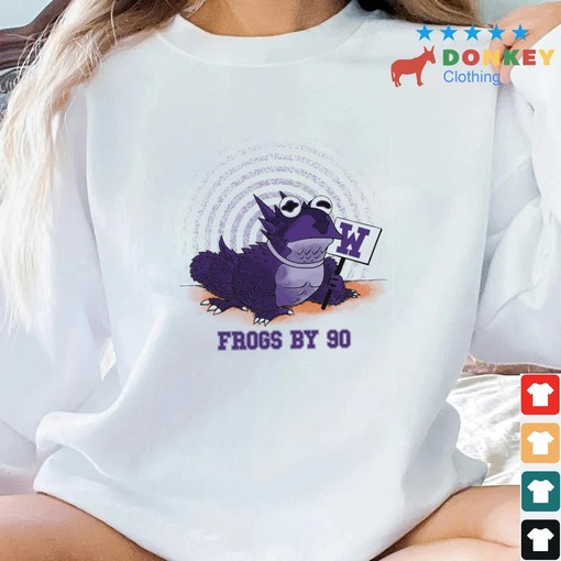 TCU Frogs By 90 Shirt - Classic NCAA Shirt for Fans, TCU Student Gifts Included