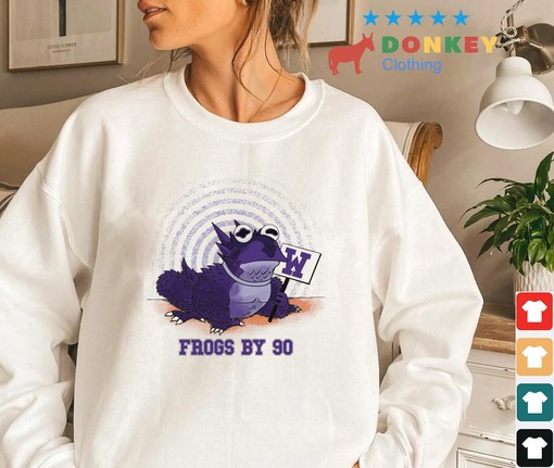 TCU Frogs By 90 Shirt - Classic NCAA Shirt for Fans, TCU Student Gifts Included - Image 2