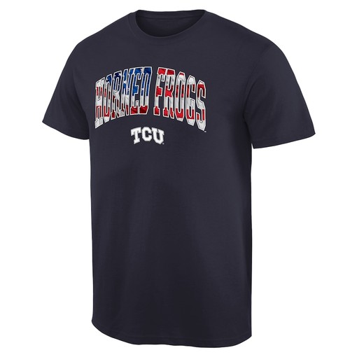 TCU Horned Frogs Banner Arch T-Shirt - NCAA Shirt for Fans, TCU Student Gifts Included