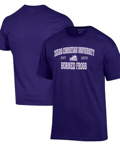 TCU Horned Frogs Champion Jersey Est. Date Long Sleeve T-Shirt, Official University Football Fan Shirt for Fans