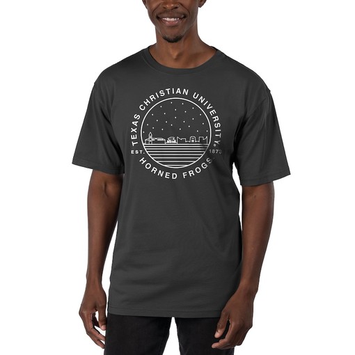 TCU Horned Frogs Garment Dyed T-Shirt - Unique NCAA Shirt for Fans and Students