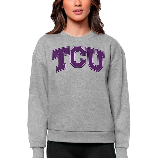 TCU Horned Frogs University Victory Crewneck Pullover Sweatshirt for Women, Perfect TCU Student Gift - Image 2