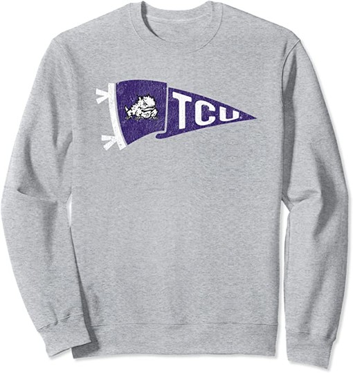 TCU Horned Frogs Vintag Pennant Shirt - Hoodie Reprinted Tee for NCAA Fans and Students