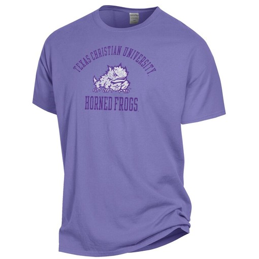 TCU Horned Frogs Vintage Comfortwash Garment Dyed T-Shirt - Perfect for NCAA Shirts Collection - Image 2