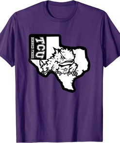 TCU State University Purple T-Shirt - Comfortable Tee for NCAA Fans and Students