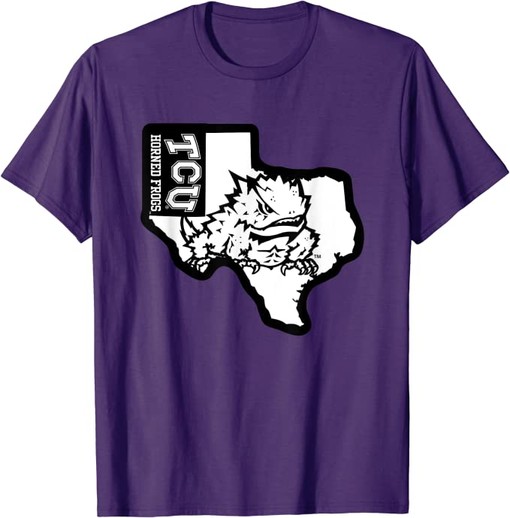 TCU State University Purple T-Shirt - Comfortable Tee for NCAA Fans and Students