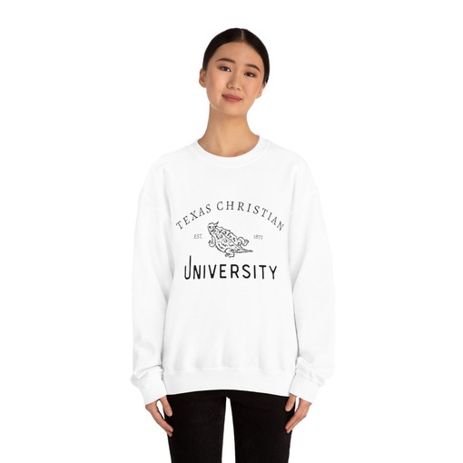 TCU Unisex Heavy Blend Crewneck Sweatshirt - NCAA Shirt for NCAA Fans, TCU Student Gifts Included - Image 3