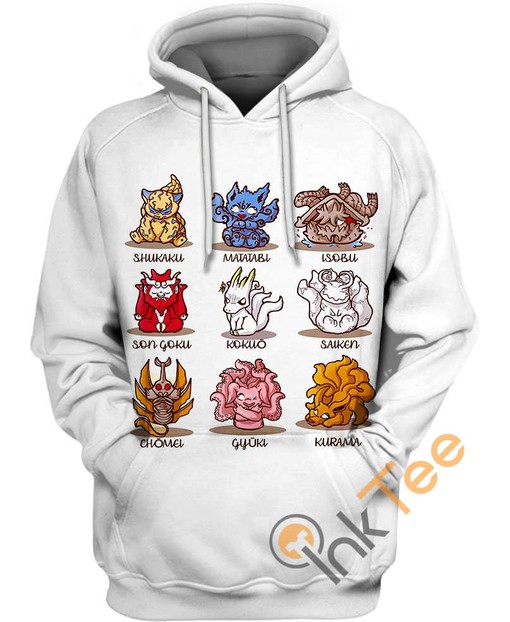 Tailed Beasts Legendary All Over Print 3D Hoodie