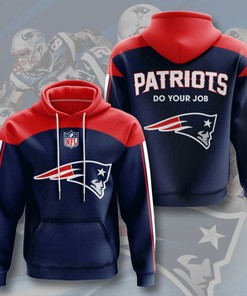 Take Your Fan Spirit to the Next Level with Custom Sport All Over Print Hoodie 3D for New England Patriots Fans