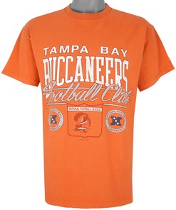 Tampa Bay Buccaneers 1980s Vintage NFL Single Stitch T-Shirt Unisex Sport Sweatshirt Hoodie Gift