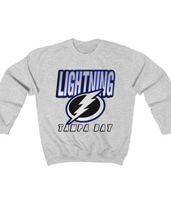 Tampa Bay Lightning BLACKOUT Retro NHL Sweatshirt Hoodie T-Shirt for Hockey Lovers