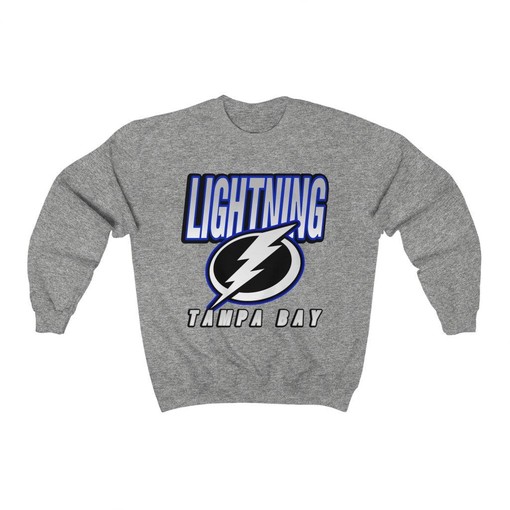 Tampa Bay Lightning BLACKOUT Retro NHL Sweatshirt Hoodie T-Shirt for Hockey Lovers - Image 4