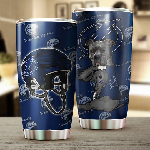 Tampa Bay Lightning NHL Tumbler NHL Fans' Funny Dog Design Tumbler, Perfect for Game Nights with Tumbler Ideas