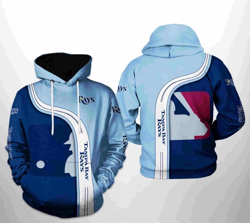 Tampa Bay Rays All Over Print MLB Team 3D Hoodie Zipper - Custom 3D Hoodies