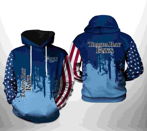 Tampa Bay Rays All Over Print MLB Team US 3D Hoodie - All Over Print Hoodie Printful