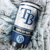 Tampa Bay Rays MLB Tumbler with Awesome Design - Perfect Tumbler for Rays Diehard Fans