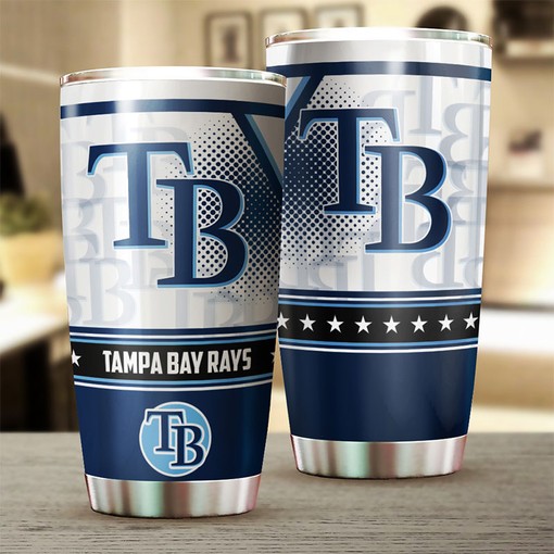 Tampa Bay Rays MLB Tumbler with Awesome Design - Perfect Tumbler for Rays Diehard Fans - Image 2