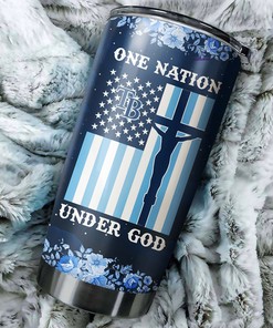 Tampa Bay Rays United One Nation Under God MLB Tumbler with a Patriotic and MLB Design