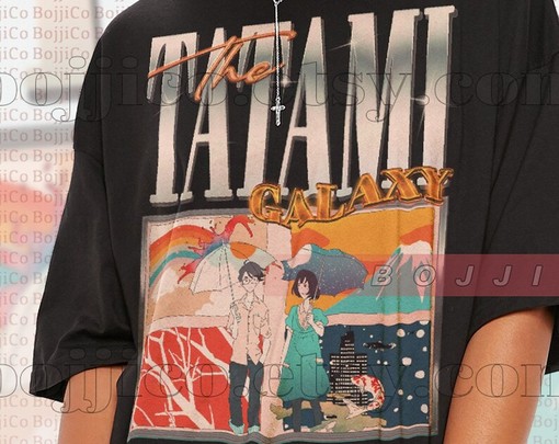 Tatami Galaxy Homage Shirt, Hanuki Shirt, Tatami Galaxy Fan Tees, Tatami Galaxy Anime Otaku Merch Gift - Image 2