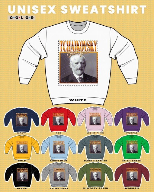 Tchaikovsky Russian Composer T-shirt, Classical Music Artist Sweatshirt, Dance Sugar Plum Fairy Shirt, Swanlake Tee - Image 3