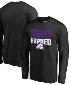 Tcu Fanatics Branded Consider Yourself Horned Long Sleeve T-Shirt, Perfect Tcu Shirt for Fans and Students