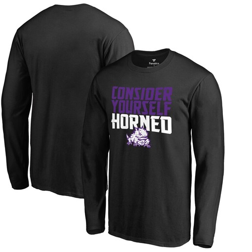 Tcu Fanatics Branded Consider Yourself Horned Long Sleeve T-Shirt, Perfect Tcu Shirt for Fans and Students