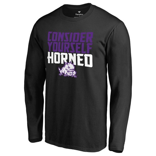 Tcu Fanatics Branded Consider Yourself Horned Long Sleeve T-Shirt, Perfect Tcu Shirt for Fans and Students - Image 2