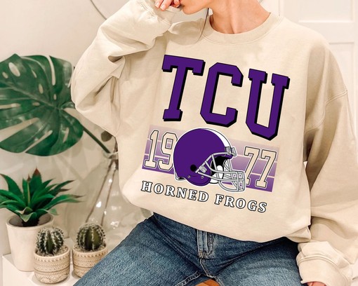 Tcu Football Crewneck Sweatshirt, Perfect for Tcu Football Fans and Students - Image 3