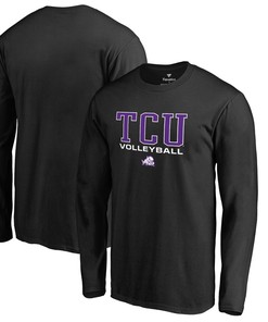 Tcu Horned Frogs University Volleyball Long Sleeve T-Shirt by Fanatics Branded, Perfect for Football Fans