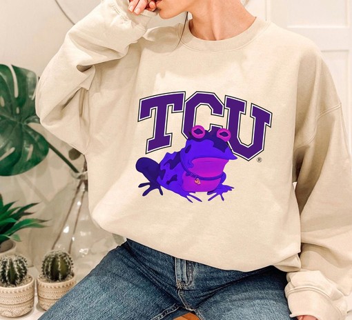 Tcu Hypnotoad Sweatshirt, Perfect for Tcu Students and Fans of Funny Frog Shirts and Tcu Football Merch