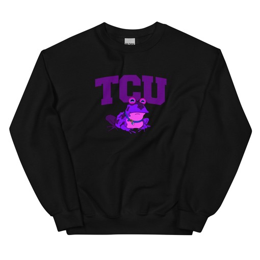 Tcu Hypnotoad Sweatshirt, Perfect for Tcu Students and Fans of Hypnotoad Funny Frog Tee