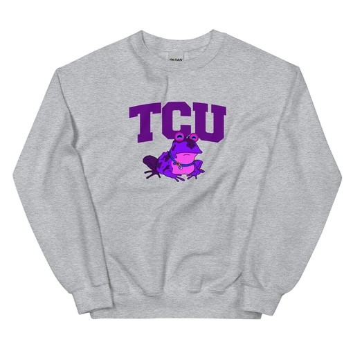 Tcu Hypnotoad Sweatshirt, Perfect for Tcu Students and Fans of Hypnotoad Funny Frog Tee - Image 2