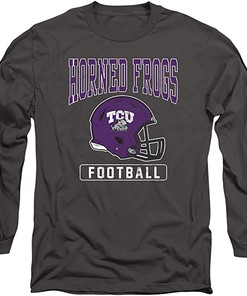 Tcu Official Basketball Hoop Long-Sleeve T-Shirt, Perfect as a University Gift for Tcu Students
