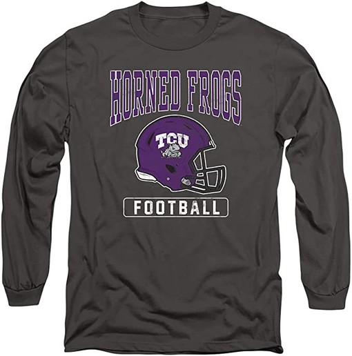 Tcu Official Basketball Hoop Long-Sleeve T-Shirt, Perfect as a University Gift for Tcu Students