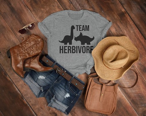 Team Herbivore Unisex Tees, Plant Based and Vegan Clothing, Funny Movie Shirts, Animal Rights Tee for Nature Lovers - Image 3