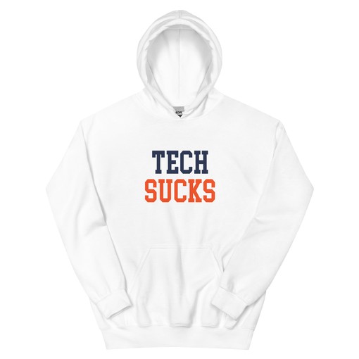 Tech Sucks Virginia Rivalry Hoodie Sweatshirt - NCAA Sport Shirt for Fans, Keyword: sport shirts unisex