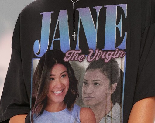 Telenovla Jane Villanueva Team T-Shirt, Gina Rodriguez Romantic Drama Serial TV Jane the Virgin - Image 2