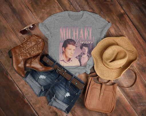 Telenovla Michael Cordero Team T-Shirt, Brett Dier Horror Tees, Classic Movie T Shirts Romantic Drama Serial TV - Image 3