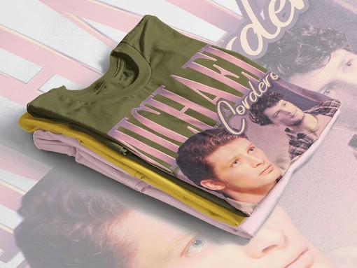 Telenovla Michael Cordero Team T-Shirt, Brett Dier Horror Tees, Classic Movie T Shirts Romantic Drama Serial TV - Image 4